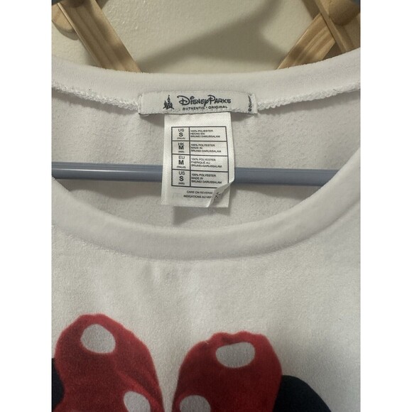 Disney Parks Minnie Mouse Velour Sweater Small - Picture 2 of 4